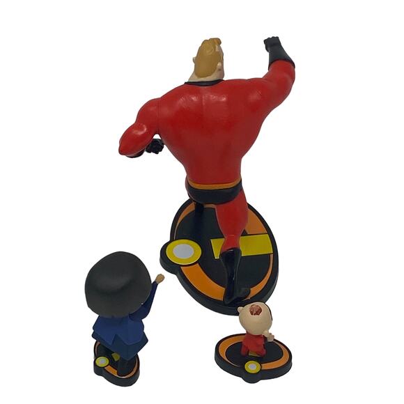 Disney Pixar The Incredibles Lot Of Seven Toy Figurines Cake Toppers Decorations - Picture 11 of 16